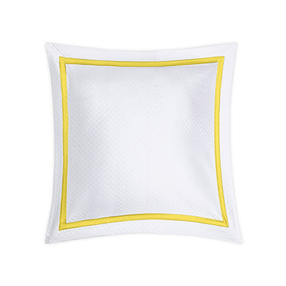 Lowell Matelasse Sham Lemon Euro 
