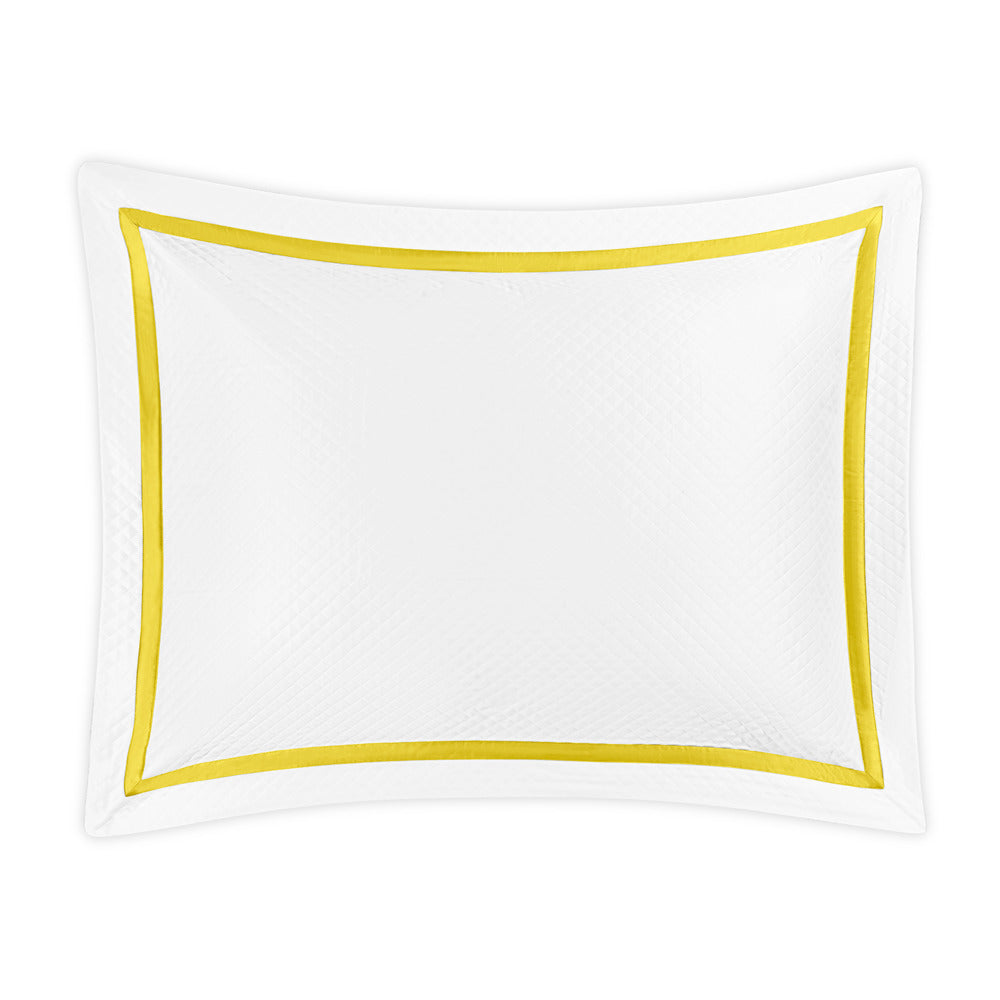Lowell Matelasse Sham Lemon Oversize Euro 