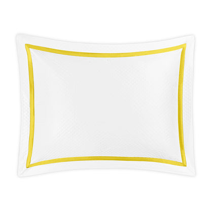 Lowell Matelasse Sham Lemon Oversize Euro 