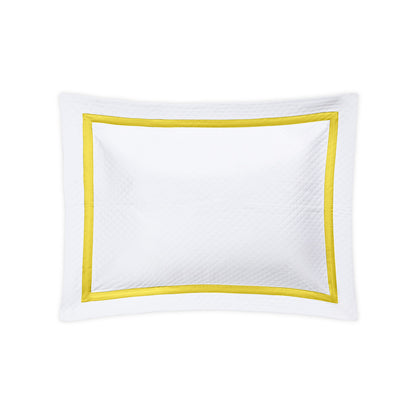 Lowell Matelasse Sham Lemon Standard 