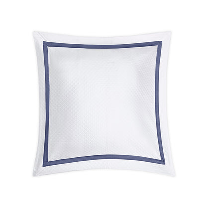 Lowell Matelasse Sham Steel Blue Euro 