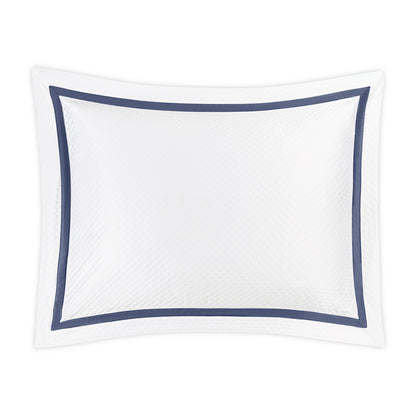Lowell Matelasse Sham Steel Blue Oversize Euro 