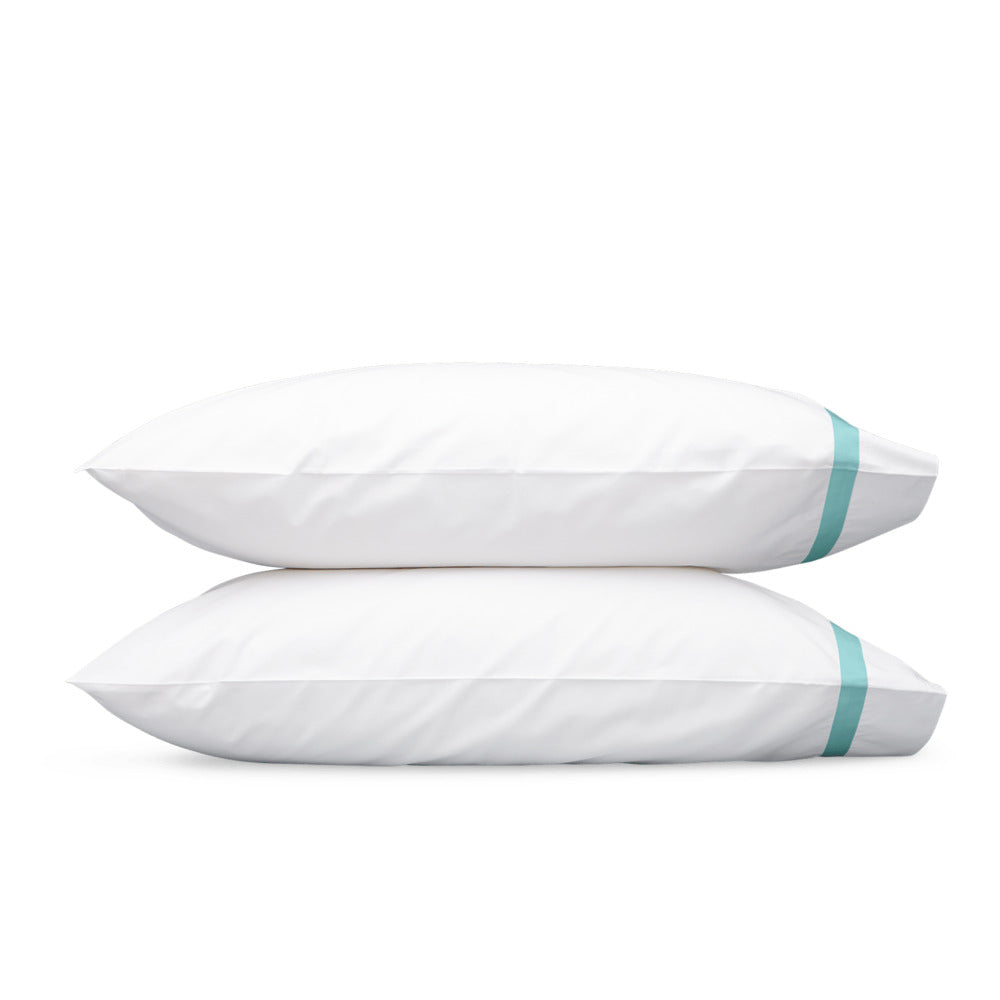 Lowell Pillowcase Pair Aquamarine 