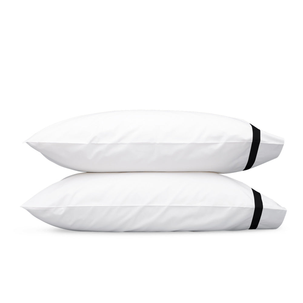 Lowell Pillowcase Pair Black 