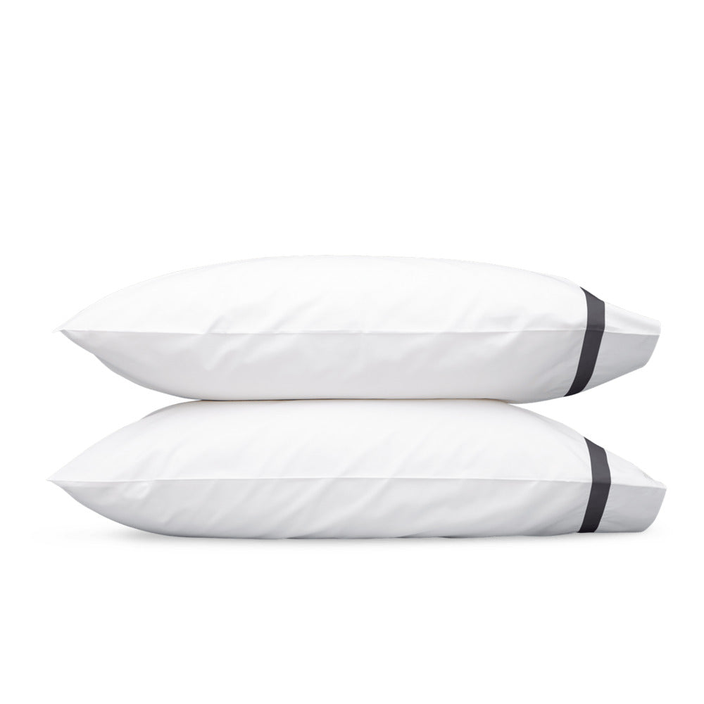 Lowell Pillowcase Pair Charcoal 