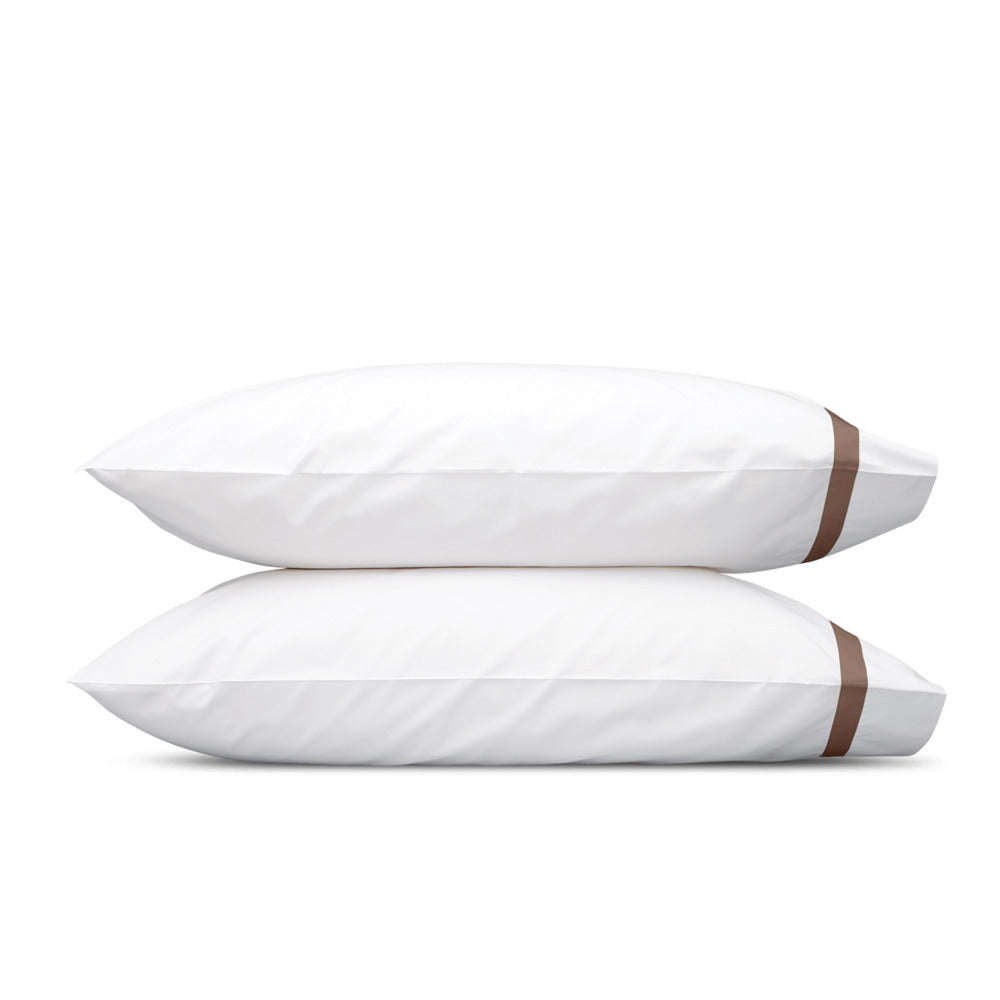 Lowell Pillowcase Pair Mocha 