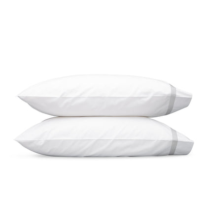 Lowell Pillowcase Pair Silver 