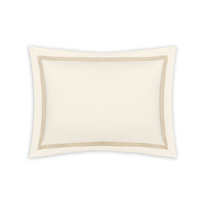 Lowell Sham Ivory & Champagne Standard 