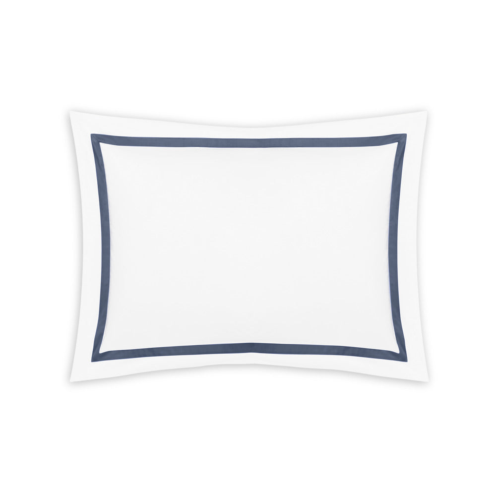 Lowell Sham Steel Blue Standard 