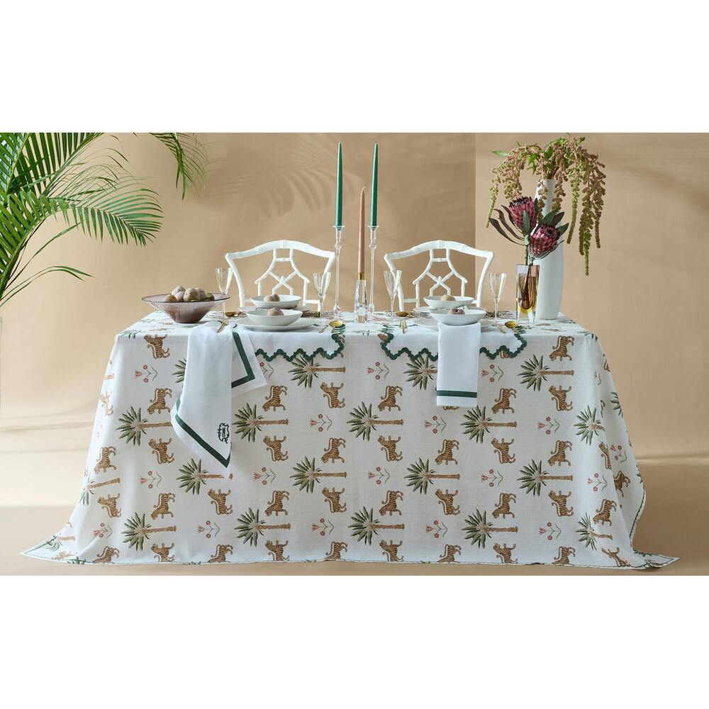 Lowell Tablecloth Azure 4
