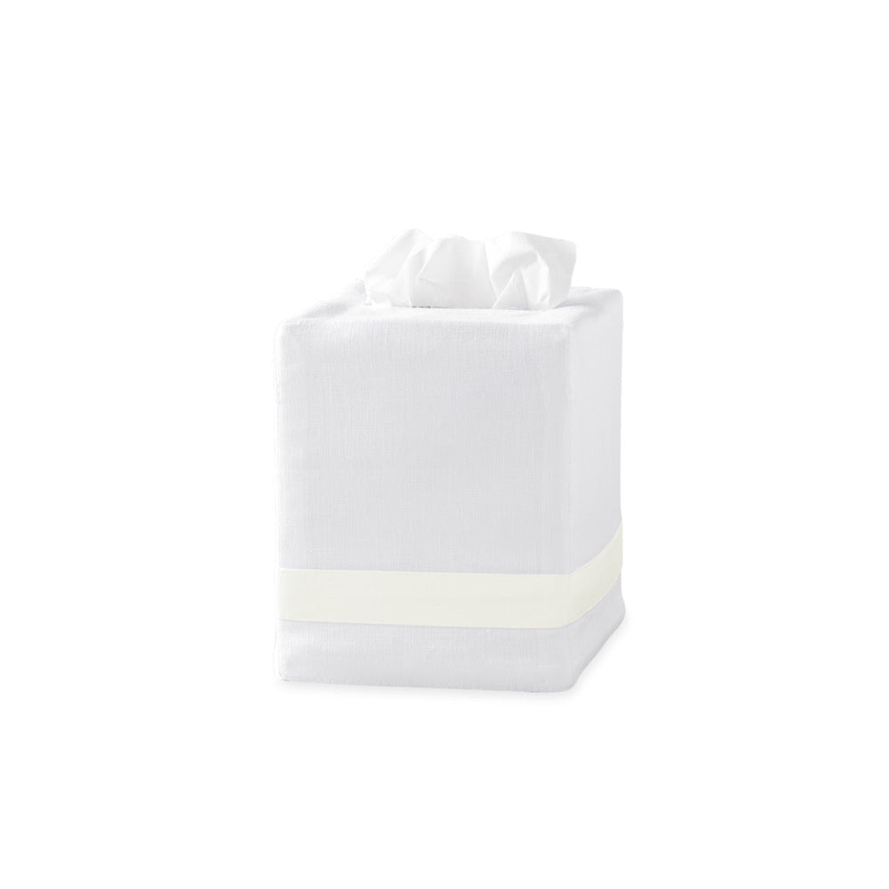 Lowell Tissue Box Cover Ivory 
