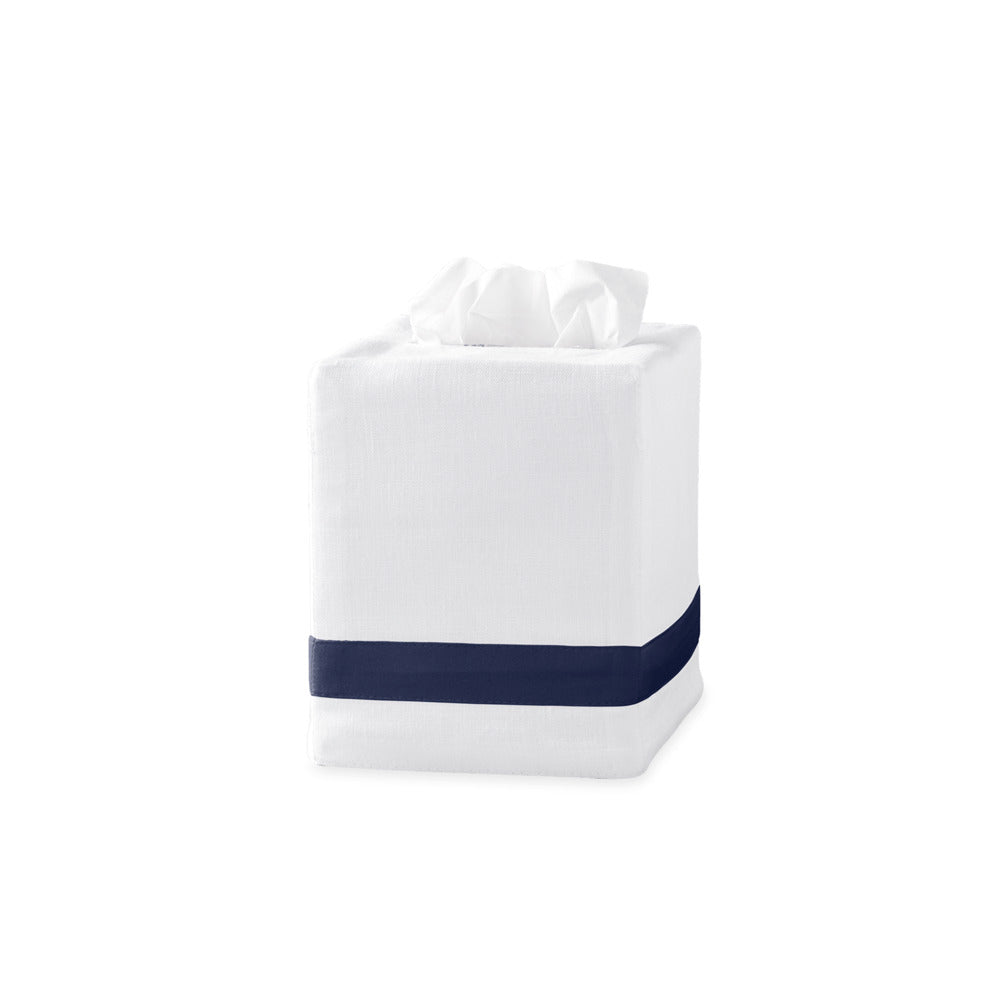 Lowell Tissue Box Cover Navy 