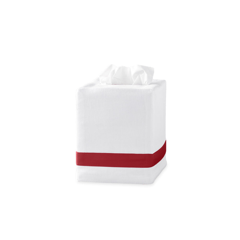 Lowell Tissue Box Cover Scarlet 