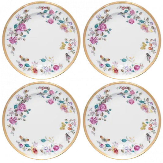 Lowestoft Garden Dessert Set of 4 by Mottahedeh