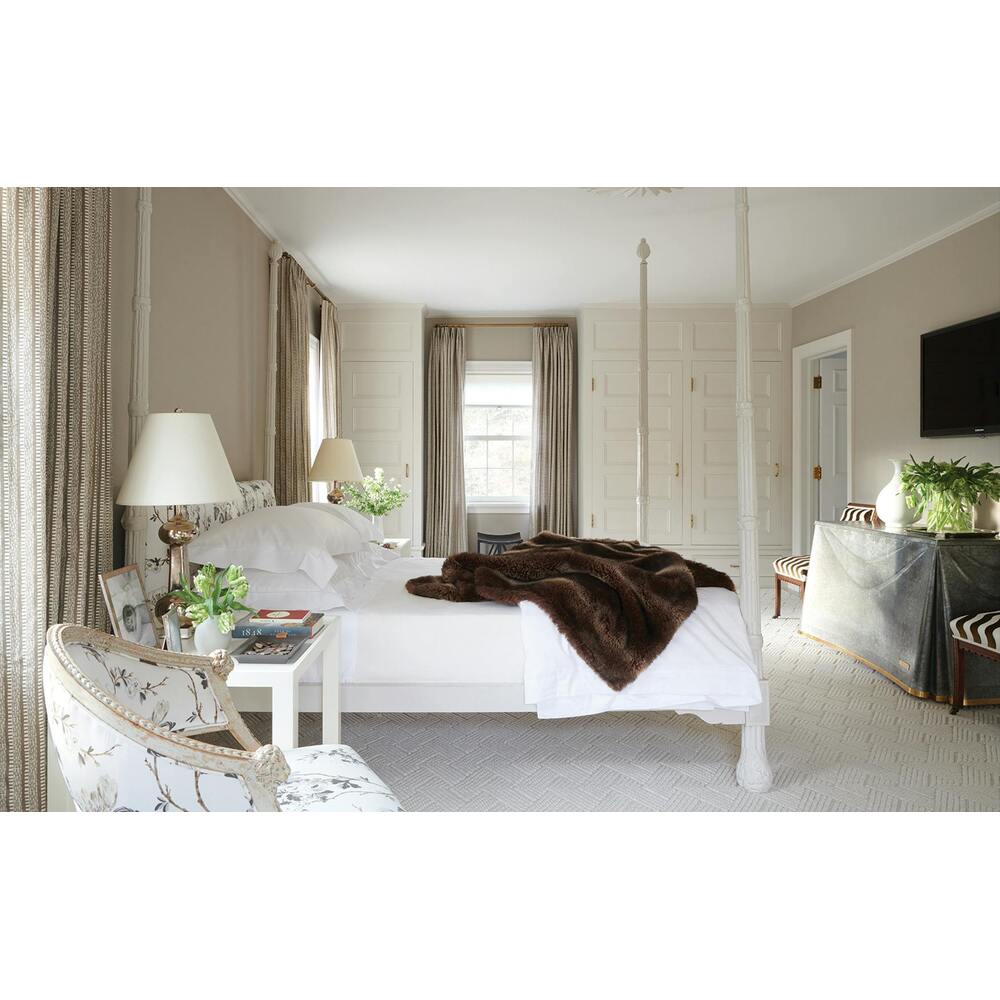 Luca Hemstitch Pillowcase Pair Bone 1