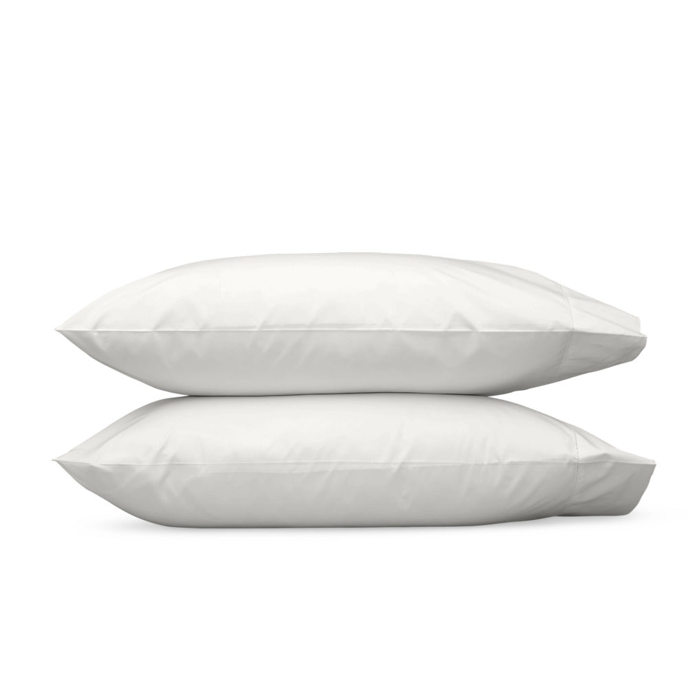 Luca Hemstitch Pillowcase Pair Bone 