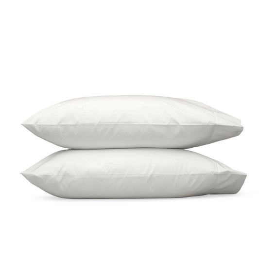 Luca Hemstitch Pillowcase Pair Bone 