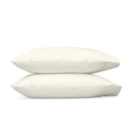 Luca Hemstitch Pillowcase Pair Ivory 
