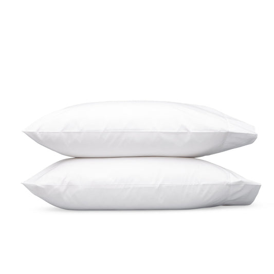 Luca Hemstitch Pillowcase Pair White 