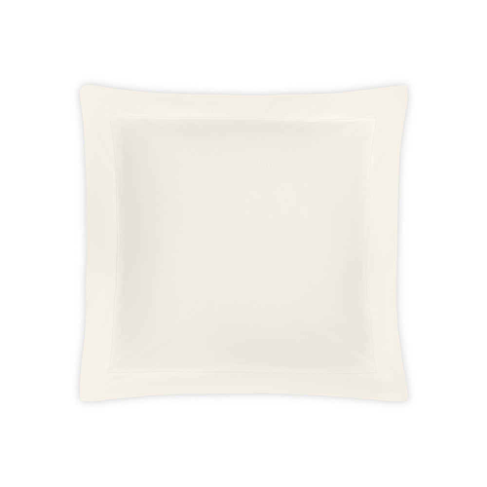 Luca Hemstitch Sham Ivory Euro 