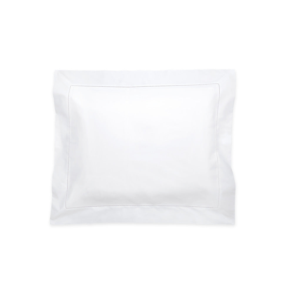 Luca Hemstitch Sham White Standard 
