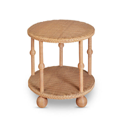 Lucas Wicker Drinks Table by Bunny Williams Home