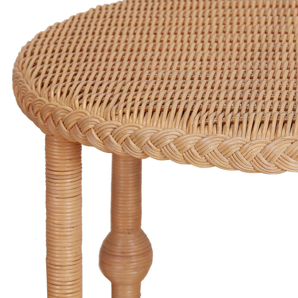 Lucas Wicker Drinks Table by Bunny Williams Home 1