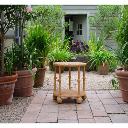 Lucas Wicker Drinks Table by Bunny Williams Home 8