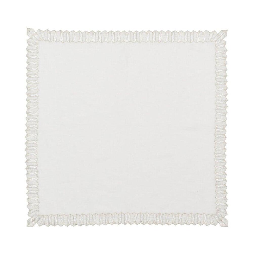 Lumina Napkin in White - Set of 4 by Kim Seybert 2