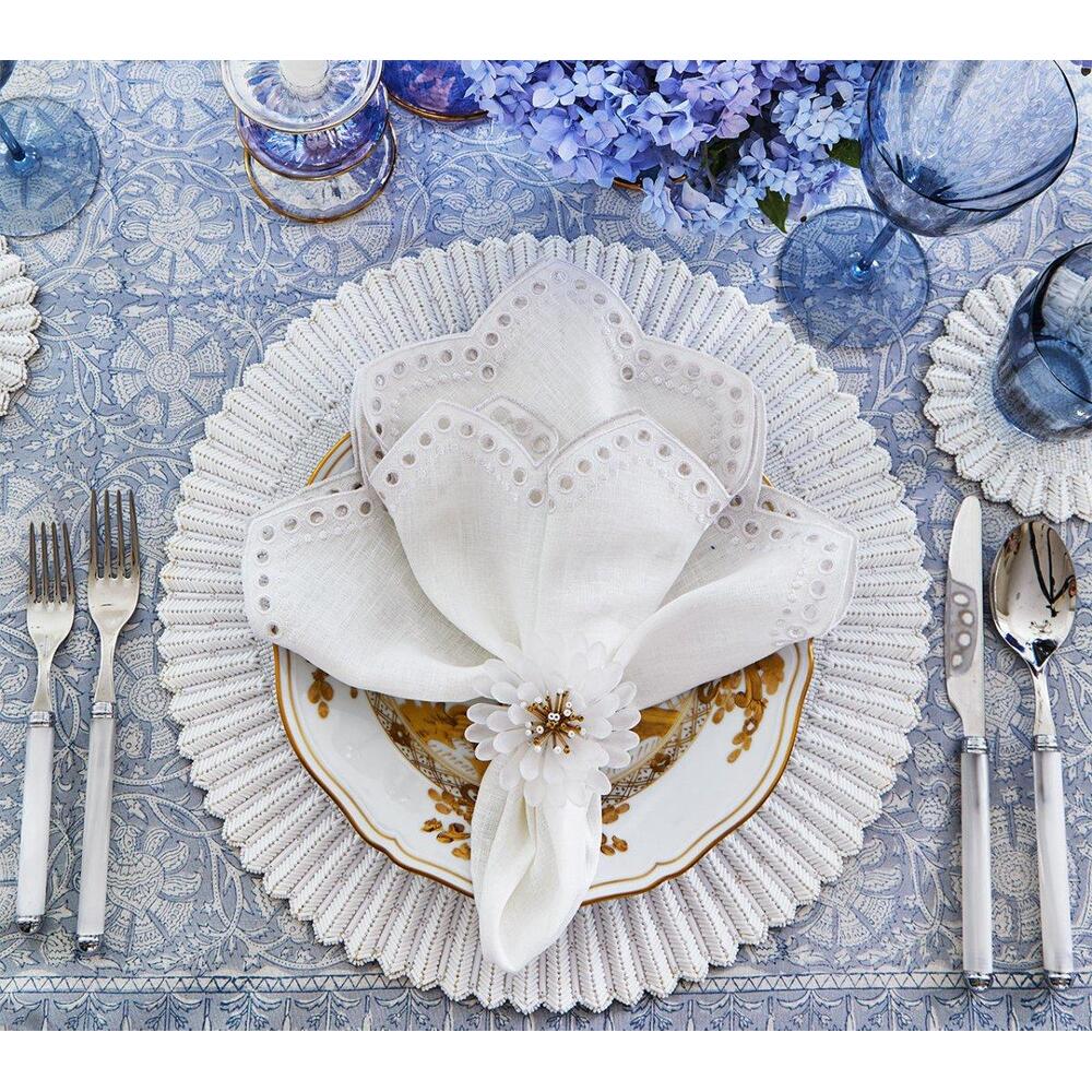 Lumina Placemat in White - Set of 2 by Kim Seybert 5