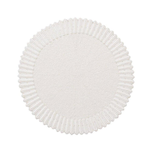 Lumina Placemat in White - Set of 2 by Kim Seybert 