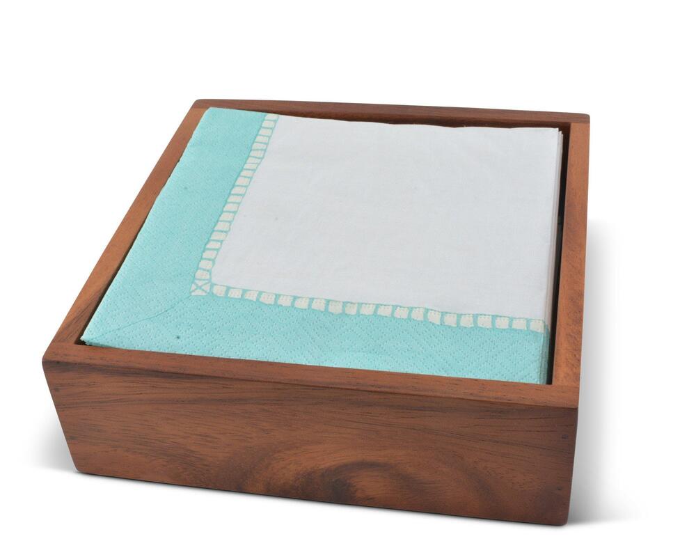 Luncheon Wood Napkin Box by Arthur Court Designs 1