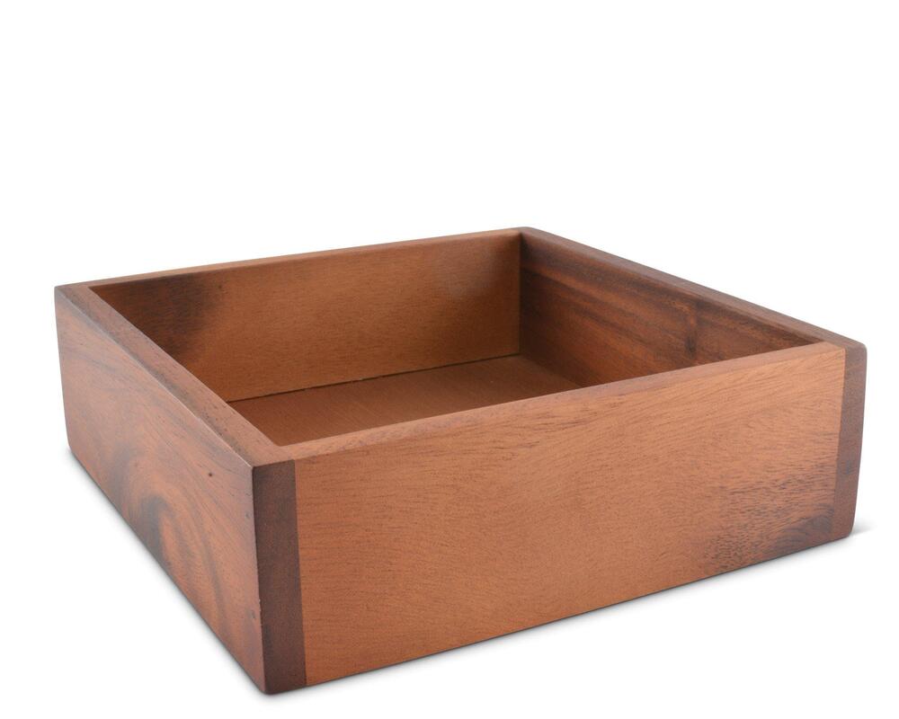 Luncheon Wood Napkin Box by Arthur Court Designs 2