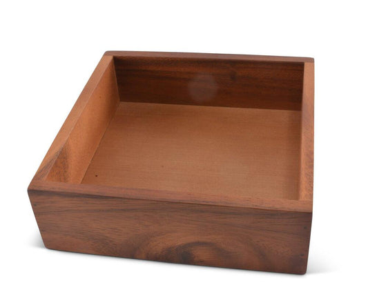 Luncheon Wood Napkin Box by Arthur Court Designs