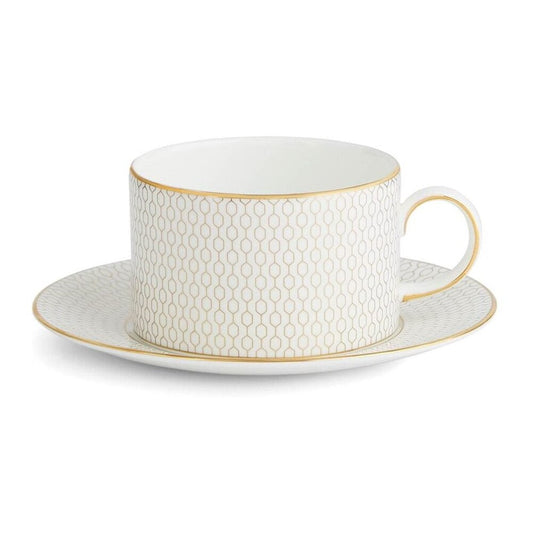 Luxurious Gio Teacup And Saucer by Wedgwood