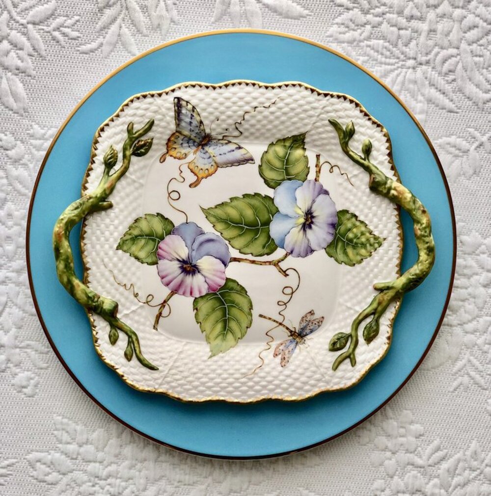 M383 - Butterfly Tray by Anna Weatherley