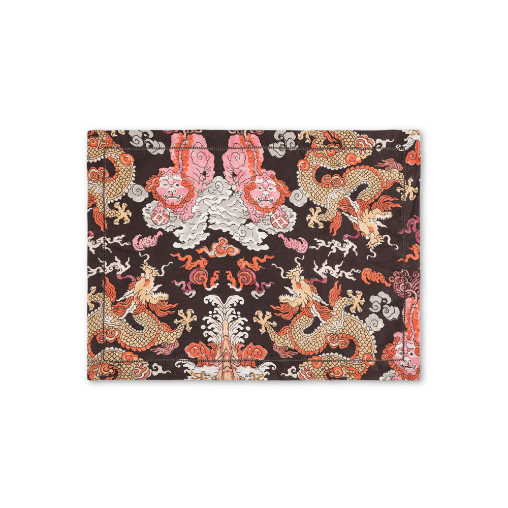Magic Mountain Placemat set of 4 Chocolate Persimmon 
