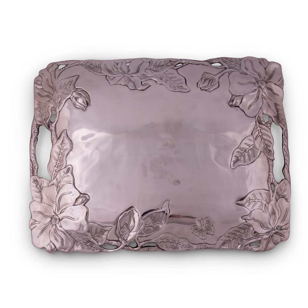 Magnolia Clutch Tray by Arthur Court Designs Additional Image -2
