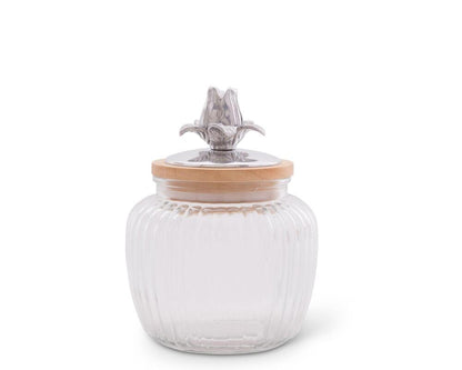 Magnolia Glass Canister by Arthur Court Designs 3