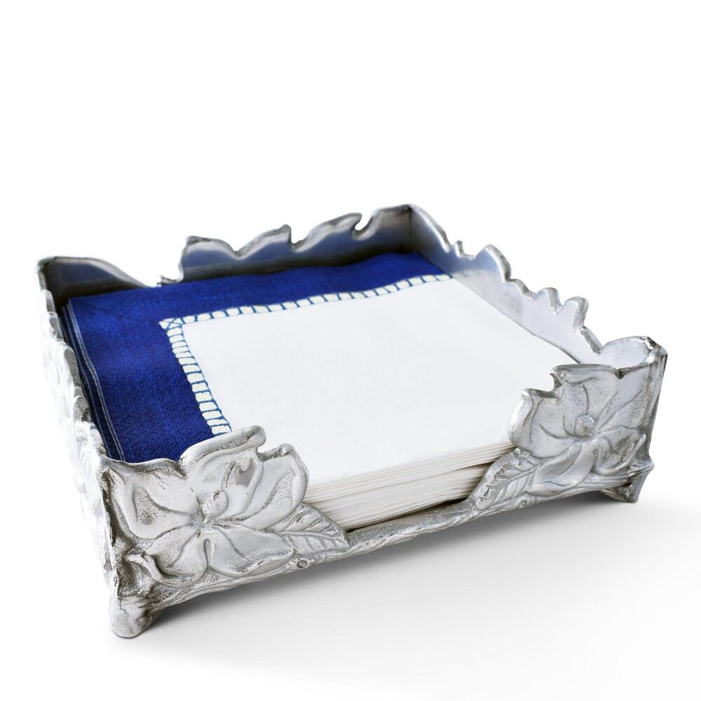 Magnolia Luncheon Napkin Box by Arthur Court Designs