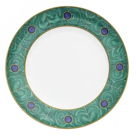 Malachite Dinner Plate by Mottahedeh