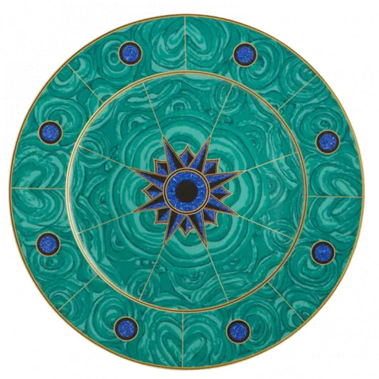Malachite Service Plate by Mottahedeh