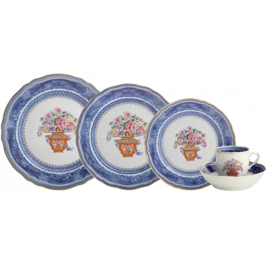 Mandarin Bouquet 5 Piece Place Setting by Mottahedeh