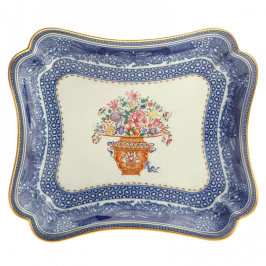 Mandarin Bouquet Cookie Plate by Mottahedeh
