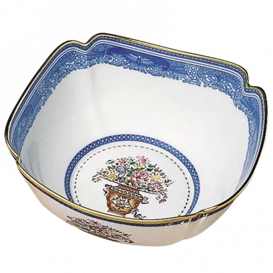 Mandarin Bouquet Square Bowl by Mottahedeh