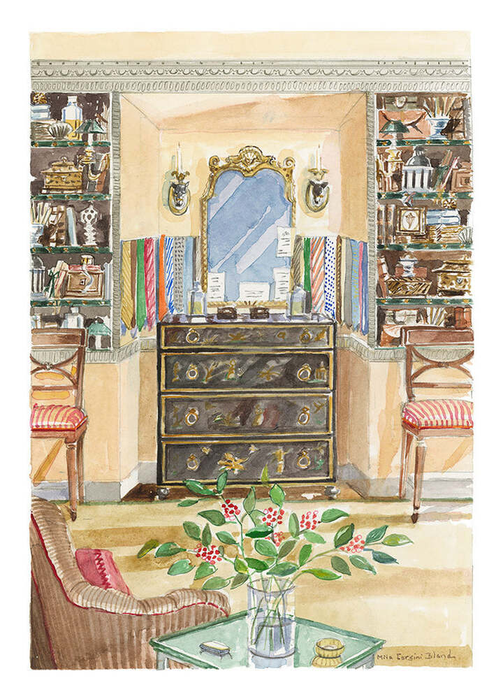 Mark Birley's Dressing Room - Mita Corsini Bland by Tiger Flower Studio Additional Image -