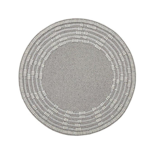 Matrix Placemat in Gray - Set of 2 by Kim Seybert 