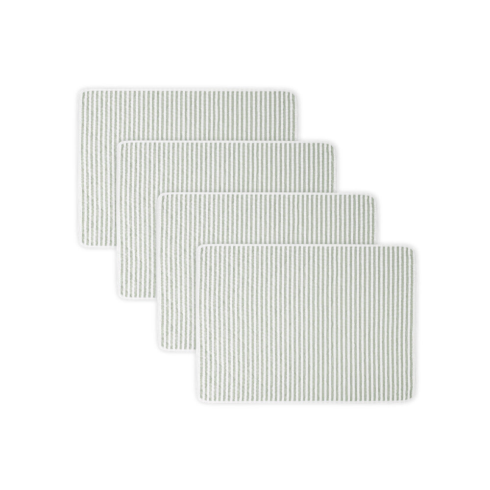 Matteo Quilted Placemat set of 4 Palm 
