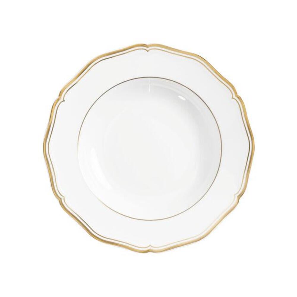 Mazurka Gold Soup Plate by Raynaud 