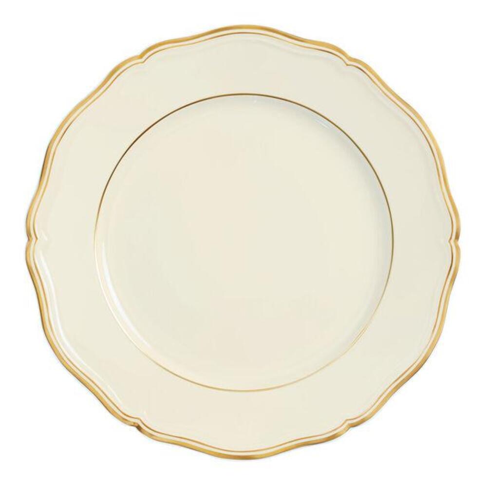 Mazurka Gold with Ivory Background Buffet Plate by Raynaud 